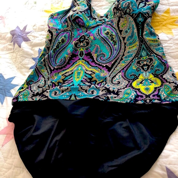 It figures! Other - It Figures! One Piece paisley Swimsuit size 10